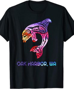 Oak Harbor WA Native American Orca Killer Whale T-Shirt