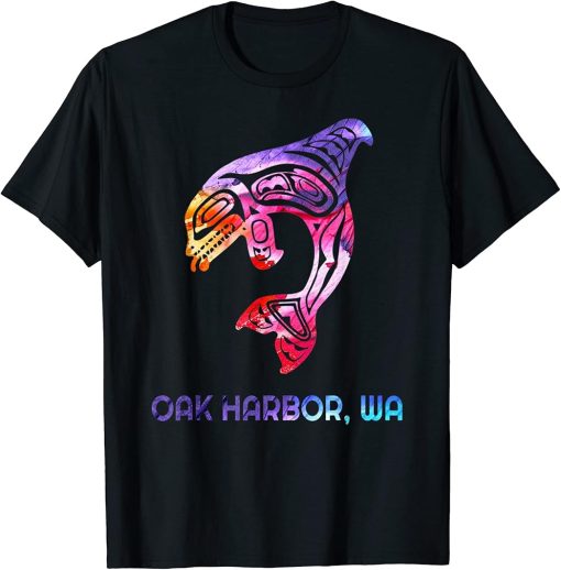 Oak Harbor WA Native American Orca Killer Whale T-Shirt