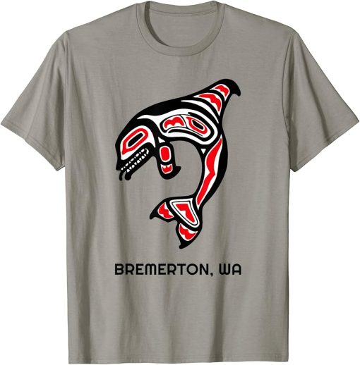 Bremerton Washington PNW Native American Orca Killer Whale T-Shirt