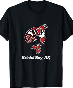 Native American Bristol Bay AK Tribal Orca Killer Whale T-Shirt