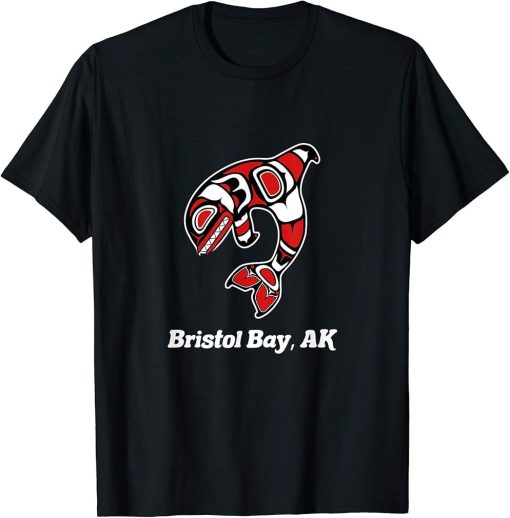 Native American Bristol Bay AK Tribal Orca Killer Whale T-Shirt