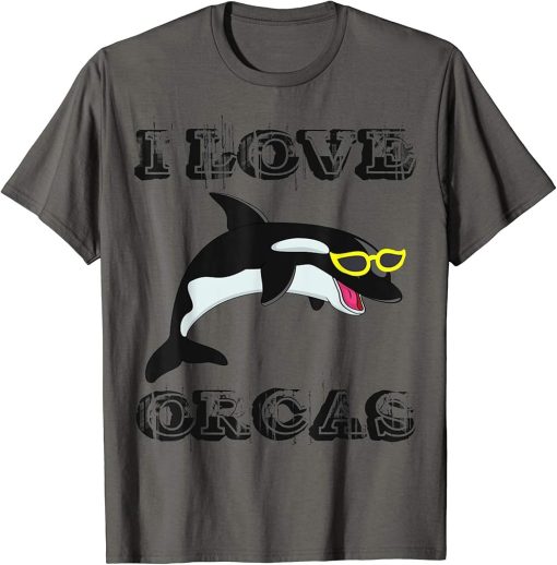 i love orcas ,funny gift T-Shirt